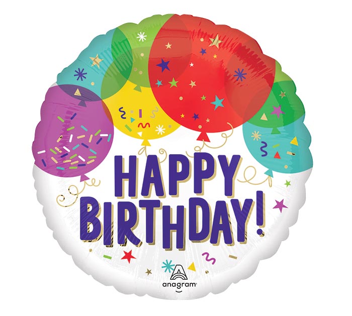 18inch Mylar Birthday Balloon