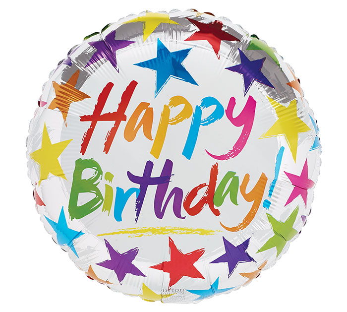 18inch Mylar Birthday Balloon