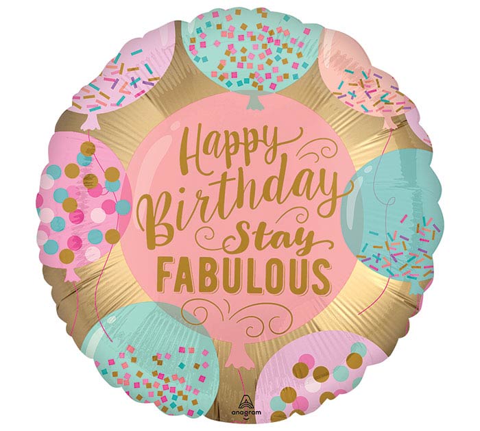 18inch Mylar Birthday Balloon