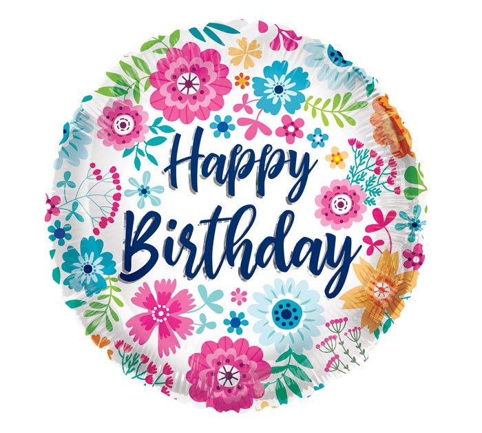 18inch Mylar Birthday Balloon