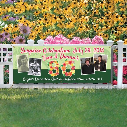 Custom Printed Banners for Birthdays, Corporate Events, Parties, Anniversaries, Celebrations