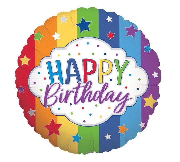 18inch Mylar Birthday Balloon