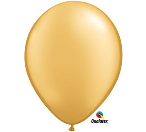 Gold 11 inch Latex Balloon