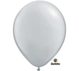 Gray 11 inch Latex Balloon