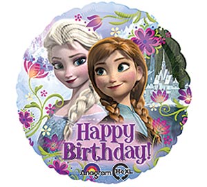 Disney Frozen Happy Birthday Mylar Balloon 18 inch