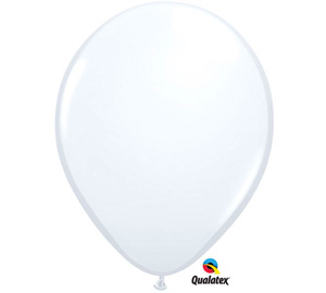 White11 inch Latex Balloon